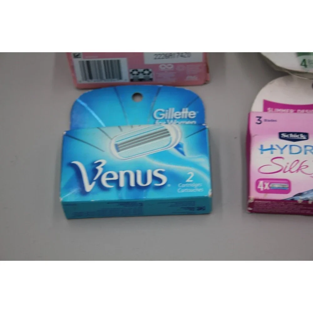 Gillette Venus ComfortGlide Womens Blade Refills + Bic Soleil + Schick HydroSilk